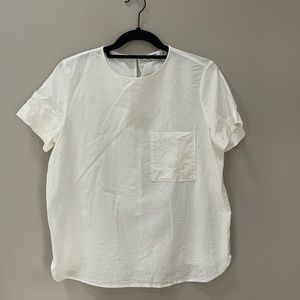 Mango Linen Pocket Tee